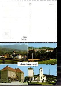 708823 Mehrbild AK Kematen an der Ybbs Postamt Kirche VW Käfer - Picture 1 of 1