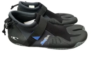 O Neill Superfreak Tropical Sz 13 Mens Black Water Shoes Boots Split Toe 2mm New - Picture 1 of 8