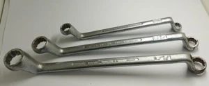3 x Llave inglesa doble anillo desplazada VBW CROMO VANADIO Hecha en Alemania - Imagen 1 de 4