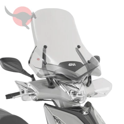 PARABREZZA [GIVI] KYMCO AGILITY 300 / 350 R16 (2019-2024) - COD.6114DT+D6114KIT - Immagine 1 di 4