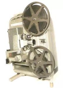 8mm WOLLENSAK "PROP" PROJECTOR non-working for MOVIE ROOMS, plays, MAN CAVES - Picture 1 of 6