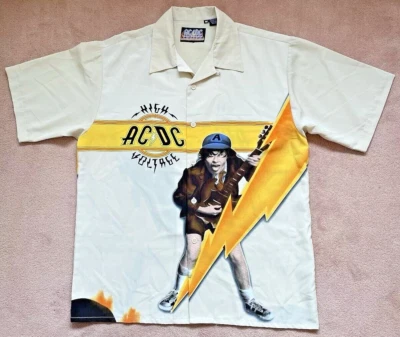 AC/DC Mens Shirt by Dragonfly. Size M - Image 1 of 4