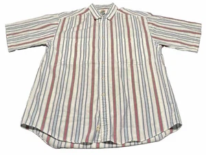Camisa de manga corta con botones de equipo de campo vibrante vintage mediana años 90 - Imagen 1 de 6