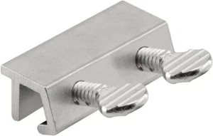 U 10679 Cerradura Puerta Corredera, Tornillos Dobles, Aluminio (Paquete Único) - Imagen 1 de 2