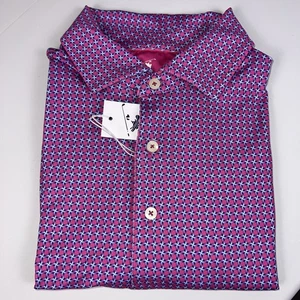 NEW Fairway & Greene Men’s Golf Polo Shirt Size Medium ✅ Made In USA - NWT - Picture 1 of 4