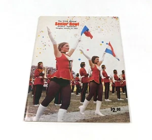 1982 North vs South Senior Bowl College All-Star Football Program 1-16-82 - Imagen 1 de 2