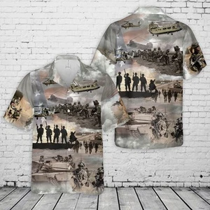 US Army Collage Hawaiihemd - Bild 1 von 2