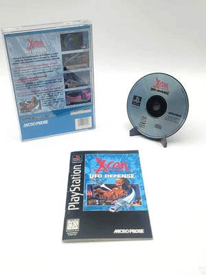 X-COM: UFO Defense (Sony PlayStation 1 - PS1, 1995) Complete CIB Long Box - Image 1 of 4