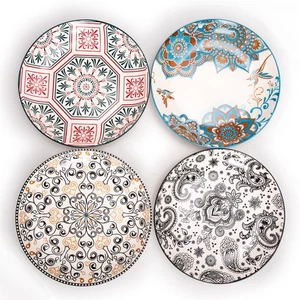 10in Matte Dinner Plate, Set of 4, Bohemian - Picture 1 of 7