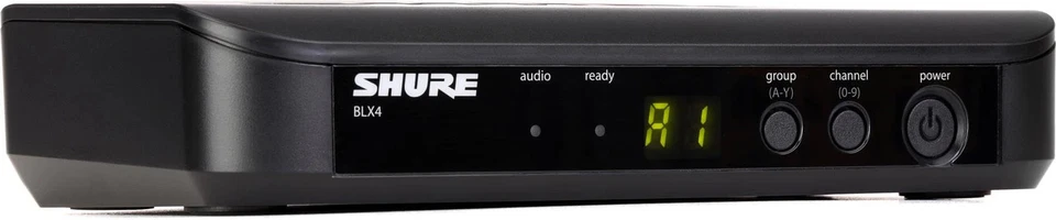 Shure BLX4 Single Channel Wireless Receiver w/ Frequency QuickScan, Audio Status - Image 1 of 1