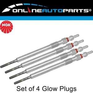 Set of 4 NGK Glow Plugs for Jeep Wrangler JK 2.8L CRD Diesel 2007~2012 - Picture 1 of 1