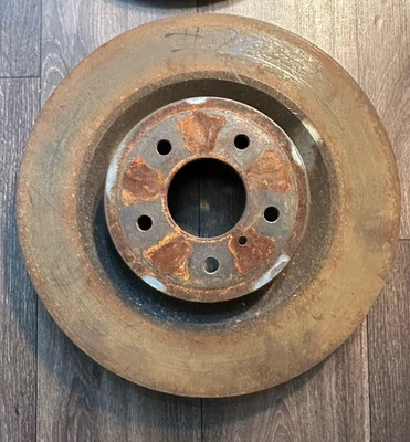 2011 Nissan 370Z / Infiniti G37s M37s Q50 Q60 400z Front Akebono Brake Rotor OEM - Image 1 of 3