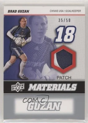Parche de materiales 2008 Upper Deck MLS MLS/50 parche Brad Guzan #MM-2 Foto 1 de 2