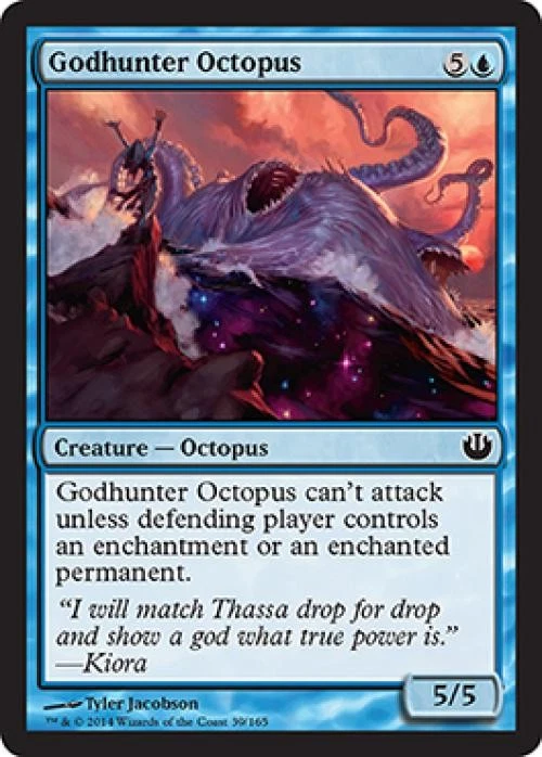 Godhunter Octopus -Foil Light Play MTG Journey into Nyx - Image 1 of 1