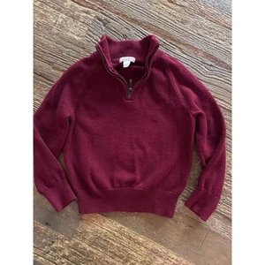 J. Crew Crewcuts Kids Cotton-Cashmere 1/2 Zip Sweater - Picture 1 of 5