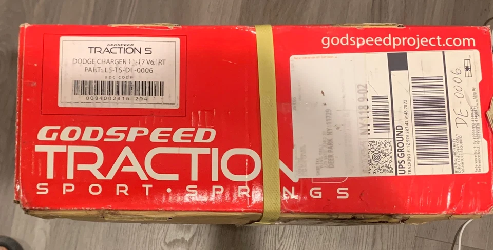 Resorte reductor de rendimiento Godspeed Traction-S para Chrysler 300 11-21 tracción trasera LX V6 Foto 1 de 4