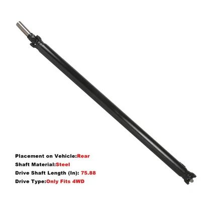 Driveshaft Assembly fits Chevy GMC Silverado Sierra 1500 2001-2003 4WD Rear - Image 1 of 4