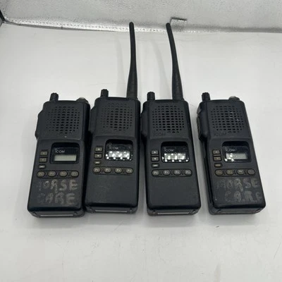 Lot Of 4 Icom Portable Radio IC-F4S-4 See Pics - Image 1 of 4