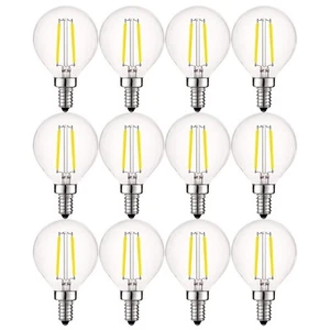 12x Luxrite LED G16.5 Globe Bulb 4W (40W Equivalent) Warm White 400lm E12 Base - Picture 1 of 7