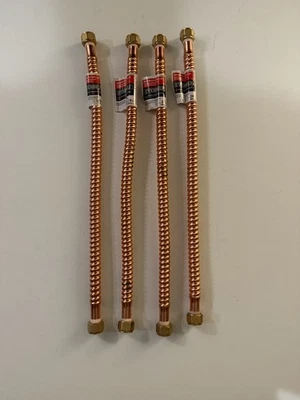 Everbilt 3/4”FIP x 3/4”FIP x 24” Conector Cobre Calentador de Agua Línea de Suministro (4 piezas) Foto 1 de 4