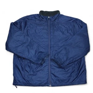 LL Bean Light Padded Jacket Mens 2XL Blue Full Zip Vintage USA Outdoor Polyester - Picture 1 of 16