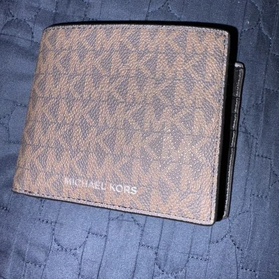 MK Michael Kors - Leather Wallet- Brown - Image 1 of 4