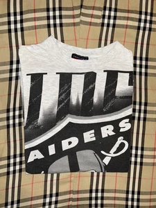 Vintage 1993 Los Angeles Raiders Shirt Herren Large NFL Football Magic Johnson Tee - Bild 1 von 11