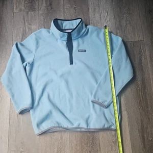 Obermeyer 1/4 Button Pullover Sweater Women’s Size XL Blue Aspen, CO Skiing (A34 - Picture 1 of 7