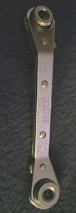KASTAR 1/4" & 5/16" Vintage Offset Ratcheting Screwdriver & Bits USA NOS - Picture 1 of 14