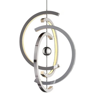 Craftmade 42722-LED Chrome Anello 21"W Led Chandelier - Picture 1 of 3