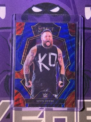 2023 Panini Select WWE Kevin Owens Blue Wave Premier #68/99 - Image 1 of 2