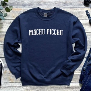 Machu Picchu Sweatshirt | Machu Picchu Peru Crewneck Sweatshirt - Picture 1 of 9