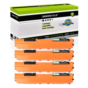 Greencycle 4PK CE310A 126A Toner Cartridge for HP 126A Color LaserJet CP1025nw - Picture 1 of 24