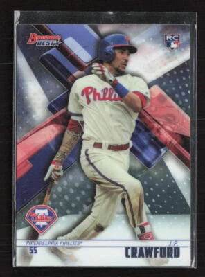 2018 Bowman's Best #38 J.P. Crawford Philadelphia Phillies (R) - Image 1 of 2