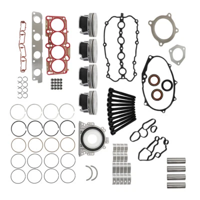 For Audi A4 Quattro 2005-2008 TT 07-08 Engine Rebuild Overhaul Kit Pistons Seals - Image 1 of 4