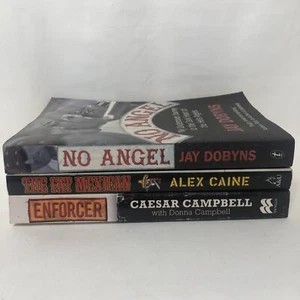 Enforcer by Caesar Campbell + The Fat Mexican & No Angel 3x Paperback Bundle Lot - Picture 1 of 19
