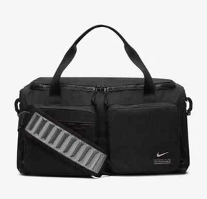 Nike Utility Power Training Duffel Duffle Bag 31L Black CK2795-010 - Picture 1 of 9