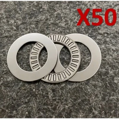 Rodamiento de rodillos de aguja de empuje NTA815 1/2"" 50 piezas con dos arandelas 12,7 x 23,8 x 3,584 Foto 1 de 4