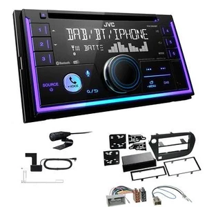 JVC 2-DIN MP3 Autoradio Bluetooth DAB+ für Honda Insight 2009-2013 schwarz - Bild 1 von 6