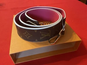 echt Louis Vuitton Monogramm Bandouliere Schulterriemen selten Magenta Farbe - Bild 1 von 23