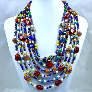 JOSE & MARIA BARRERA Statement Necklace And Bracelet - Picture 1 of 9