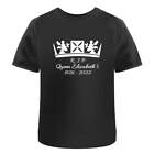 'RIP koningin Elizabeth' Katoenen T-Shirts Voor Heren / Dames (TA036144)