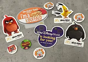 McDonald's Mixed Pin Badge Bundle - 10 x Badges - Job Lot #41 - Picture 1 of 2