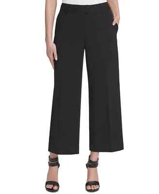 Pantalones cortos DKNY para mujer talla 12 negros de pierna ancha Foto 1 de 4