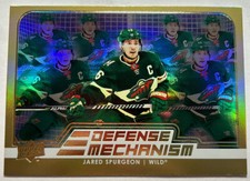Jared Spurgeon Gold Defense Mechanism 2022-23 Upper Deck Series 1