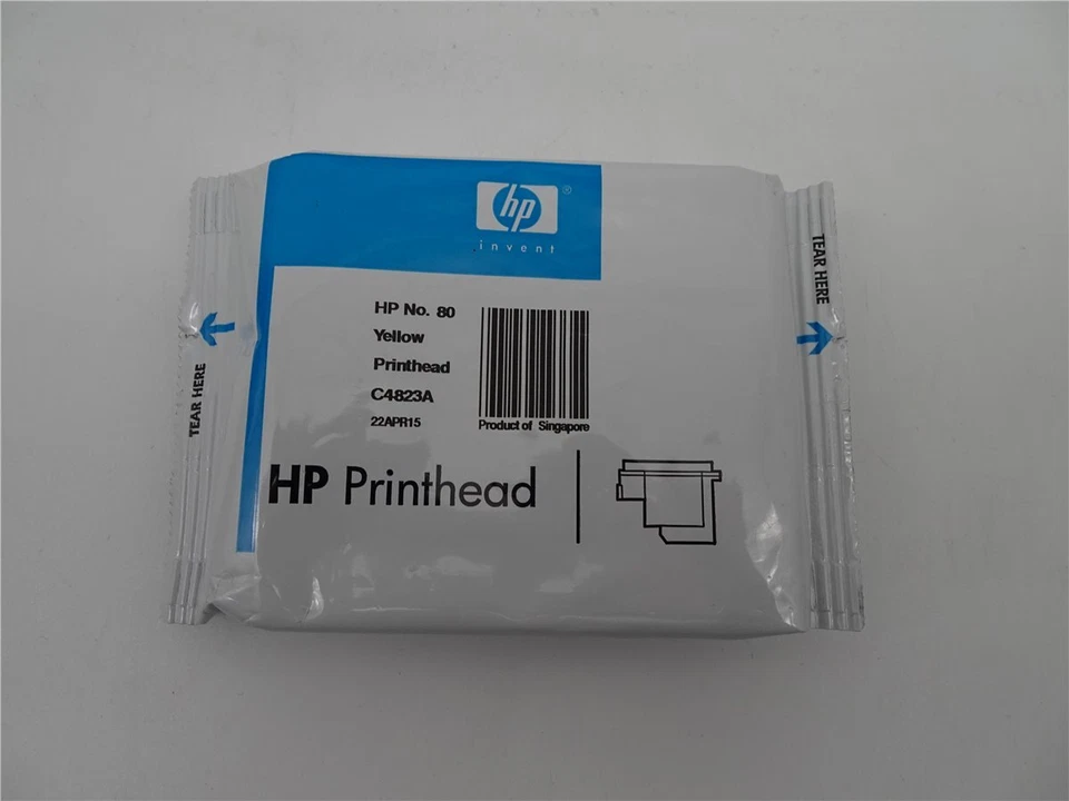 Original HP C4823A / 80 Druckkopf Yellow für HP DesignJet 1050C Plus / MHD 2015 - Bild 1 von 1