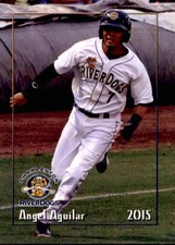 2015 Charleston RiverDogs Grandstand #1 Angel Aguilar Venezuela Vz Baseball Card