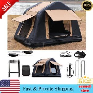 Portable Amphibious Inflatable Tent Roof Top Tent Floating Tent w/Ladder Camping - Picture 1 of 15