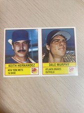 1986 Dorman's Cheese Keith Hernandez Dale Murphy MINI