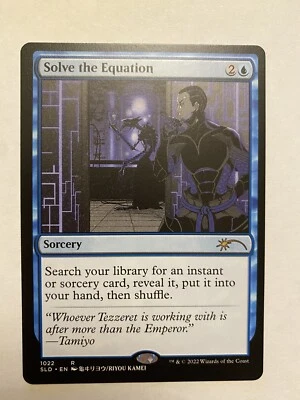 MTG - 1x Solve The Equation Kamigawa The Manga Secret Lair NM - Image 1 of 2